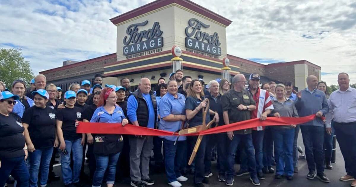 Ribbon Cutting at Ford's Garage Avon