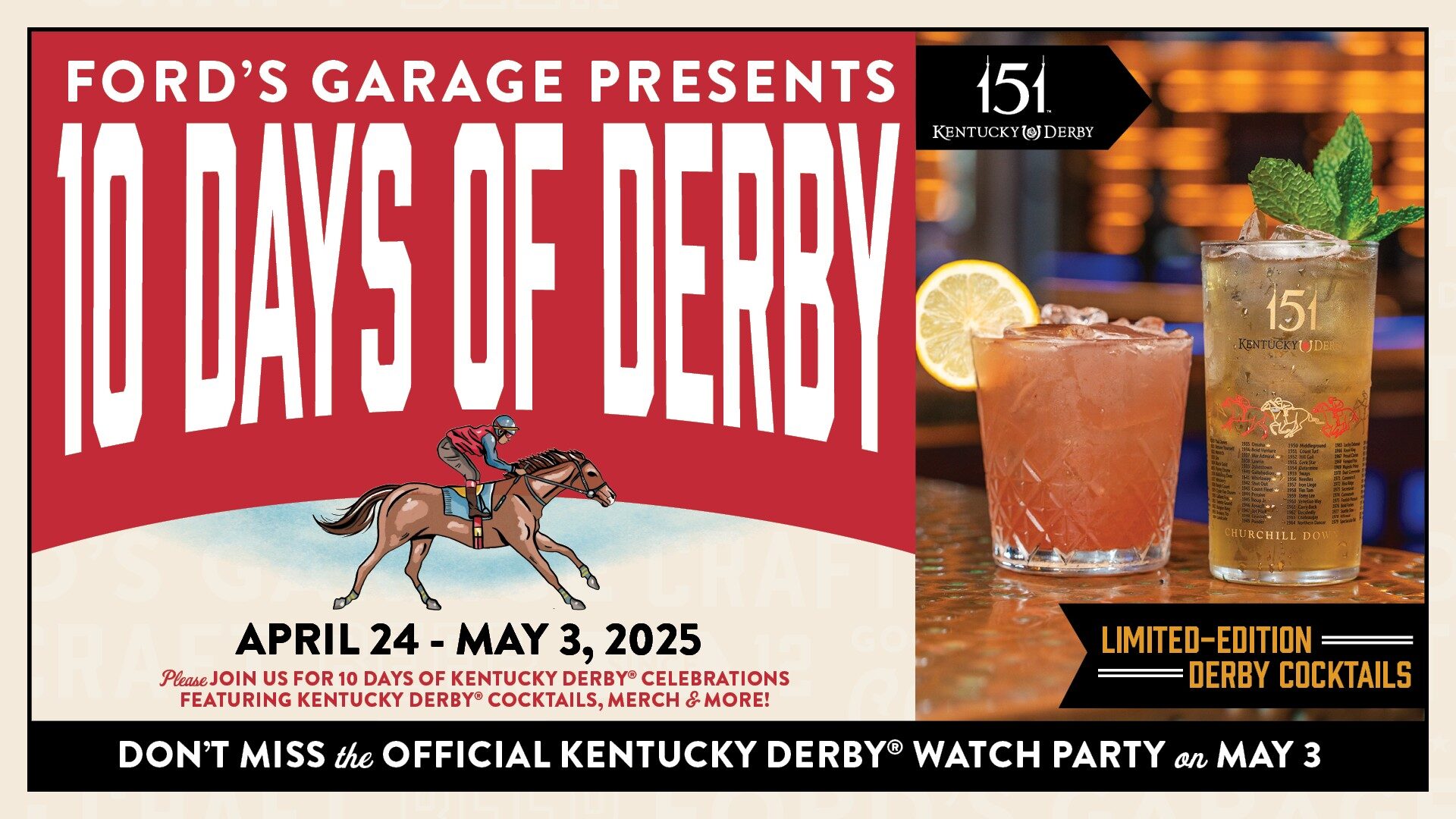 Derby add with Mint Julep